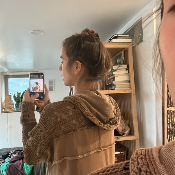 Free People long sweater cardigan - Picture 4 of 5